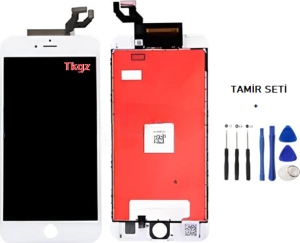 İphone 6S PLUS Lcd Ekran Dokunmatik  Kalite (LW MARKA) BEYAZ + TAMİR SETİ - Image 1