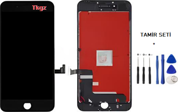 İphone 7 PLUS Lcd Ekran Dokunmatik  Kalite (LW MARKA) SİYAH + TAMİR SETİ - Image 1