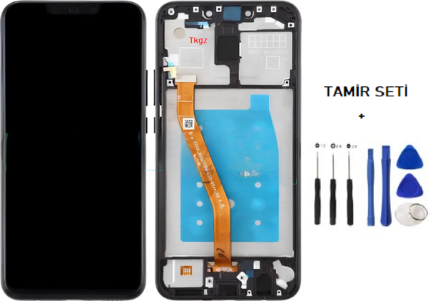 Huawei Uyumlu MATE 20 LİTE Lcd Ekran Dokunmatik  Kalite ÇITALI SİYAH + TAMİR SETİ - Image 1