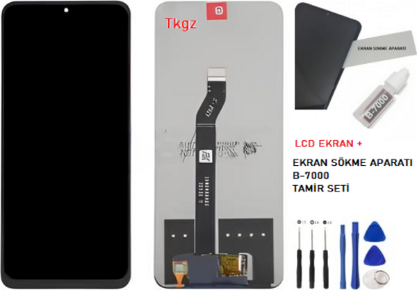 Huawei Uyumlu NOVA Y90 Lcd Ekran Dokunmatik  Kalite + B-7000 + TAMİR SETİ - Image 1