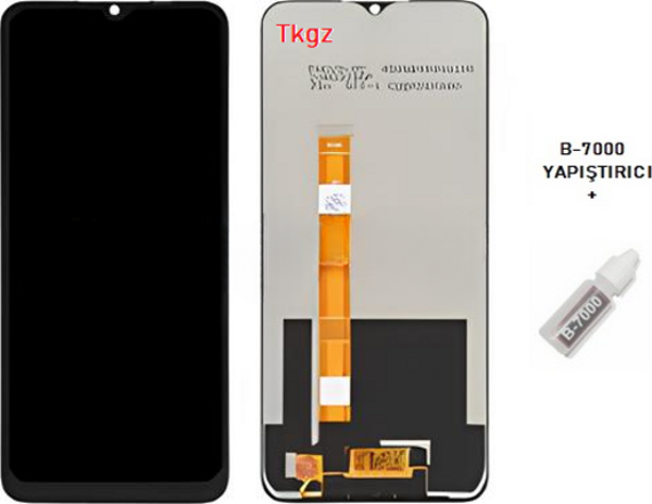 OPPO A15 Lcd Ekran Dokunmatik  Kalite + B-7000 - Image 1