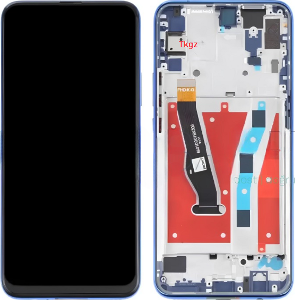 Huawei Uyumlu P SMART Z Lcd Ekran Dokunmatik  Kalite ÇITALI MAVİ - Image 1