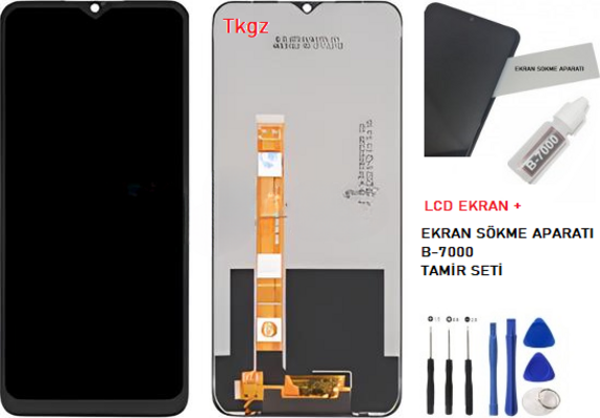 OPPO A5 2020 Lcd Ekran Dokunmatik  Kalite + B-7000 + TAMİR SETİ - Image 1