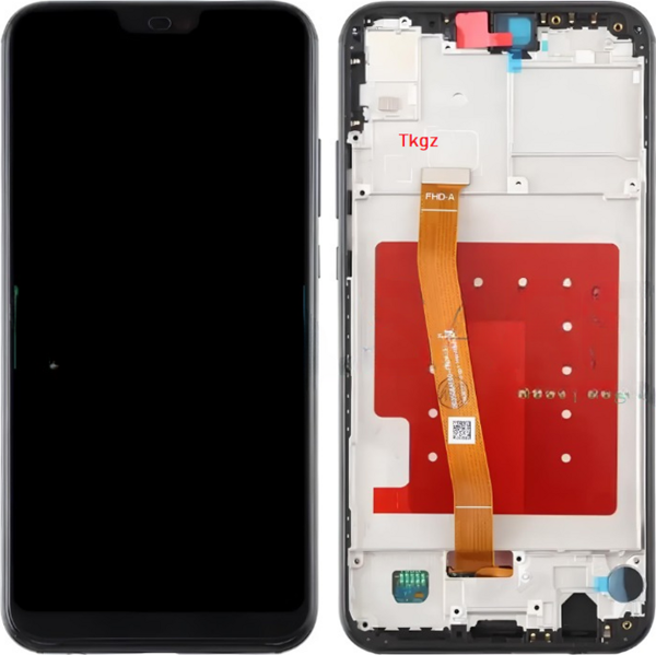 Huawei Uyumlu P20 Lite Lcd Ekran Dokunmatik  Kalite ÇITALI SİYAH - Image 1