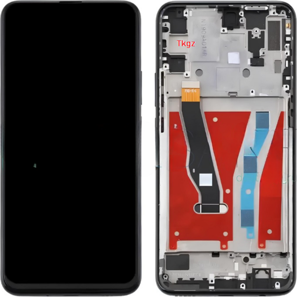 Huawei Uyumlu Y9 Prime 2019 Lcd Ekran Dokunmatik  Kalite ÇITALI SİYAH - Image 1