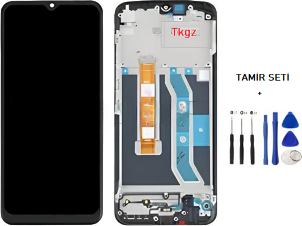 OPPO REALMİ C21Y Lcd Ekran Dokunmatik  Kalite ÇITALI + TAMİR SETİ - Image 1