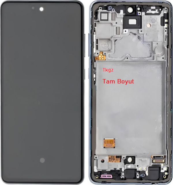 Samsung Galaxy A72 - SM-A725 Lcd Ekran Dokunmatik  Kalite ÇITALI SİYAH - Image 1