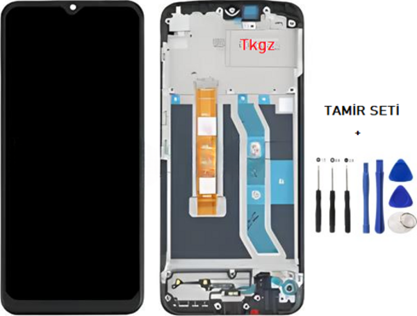 OPPO REALMİ C25Y Lcd Ekran Dokunmatik  Kalite ÇITALI + TAMİR SETİ - Image 1
