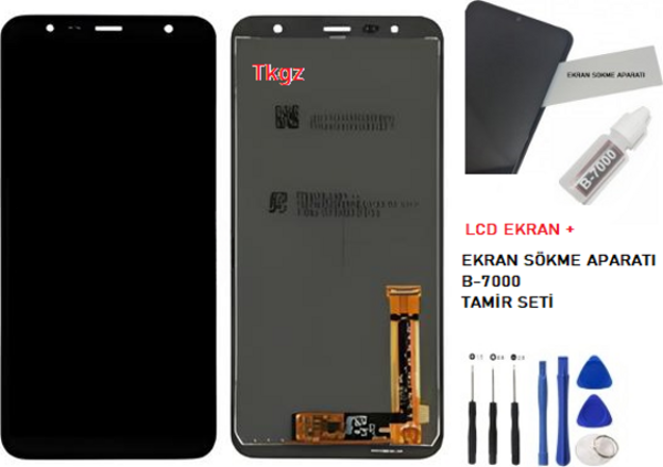 Samsung Galaxy J6 PLUS - SM-J610F Lcd Ekran Dokunmatik  Kalite + B-7000 + TAMİR SETİ - Image 1