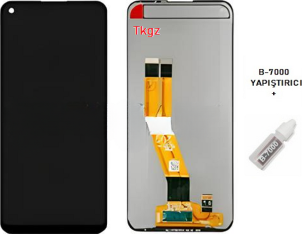 Samsung Galaxy M11  - SM-M115 Lcd Ekran Dokunmatik  Kalite + B-7000 - Image 1