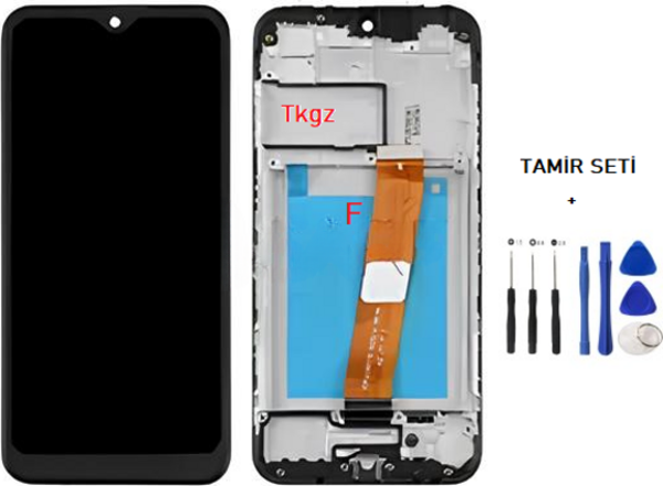 Samsung Galaxy A01F  - SM-A015F Lcd Ekran Dokunmatik  Kalite ÇITALI + TAMİR SETİ - Image 1