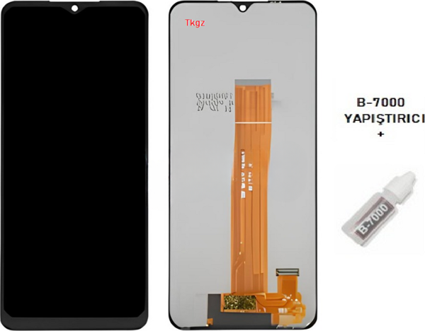 Samsung Galaxy A02  - SM-A022F Lcd Ekran Dokunmatik  Kalite + B-7000 - Image 1