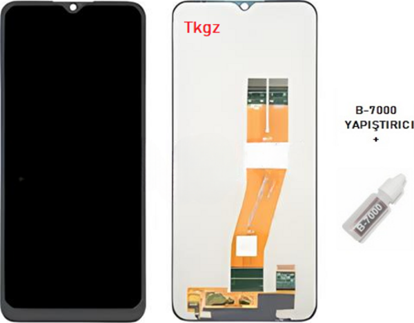 Samsung Galaxy A02S  - SM-A025 Lcd Ekran Dokunmatik  Kalite + B-7000 - Image 1