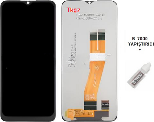 Samsung Galaxy A02S  - SM-A037 Lcd Ekran Dokunmatik  Kalite + B-7000 - Image 1