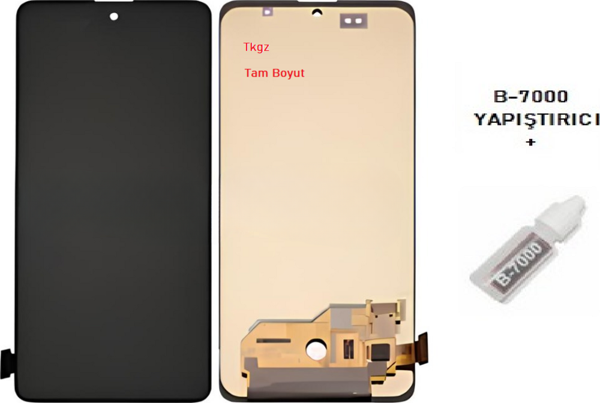 Samsung Galaxy M31S - SM-M317 Lcd Ekran Dokunmatik  Kalite + B-7000 - Image 1