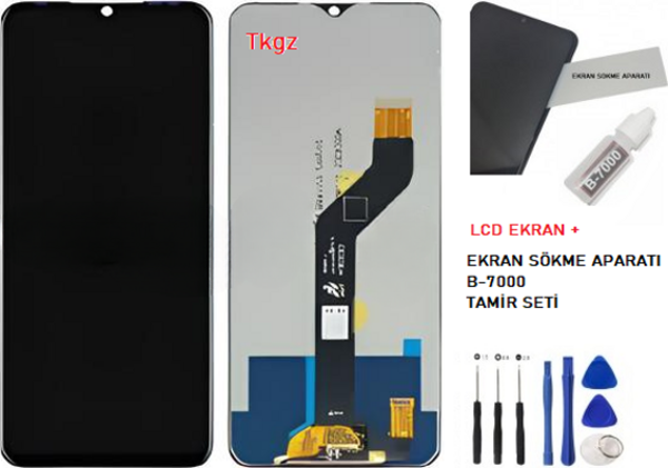 Tekno POVA NEO Lcd Ekran Dokunmatik  Kalite + B-7000 + TAMİR SETİ - Image 1