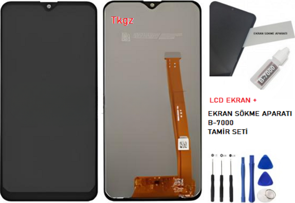 Samsung Galaxy A20E - SM-A202 Lcd Ekran Dokunmatik  Kalite + B-7000 + TAMİR SETİ - Image 1