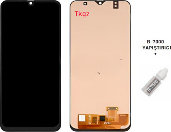 Samsung Galaxy A30 - SM-A305 Lcd Ekran Dokunmatik  Kalite + B-7000 - Image 1