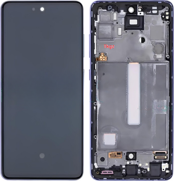 Samsung Galaxy A52 - SM-A525 Lcd Ekran Dokunmatik  Kalite ÇITALI MOR - Image 1