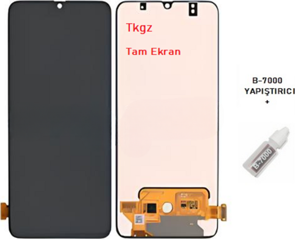 Samsung Galaxy A70 - SM-A705 Lcd Ekran Dokunmatik  Kalite + B-7000 - Image 1