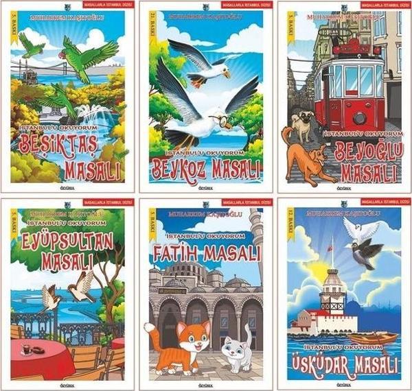 İstanbul'u Okuyorum Masallarla İstanbul Seti - 6 Kitap Takım Kutulu Test İlaveli - Özyürek Yayınevi - Image 1
