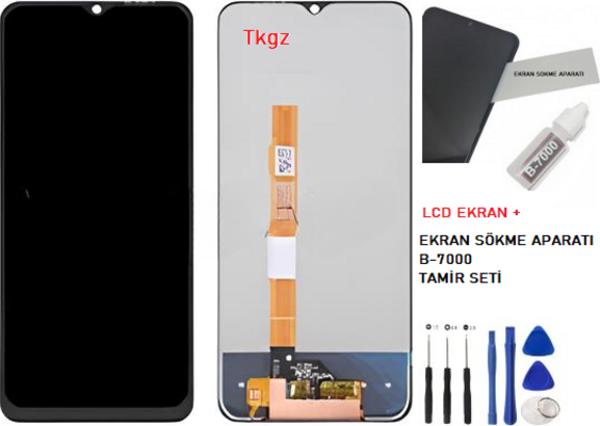VİVO Y51 - 2020 - Lcd Ekran Dokunmatik  Kalite + B-7000 + TAMİR SETİ - Image 1