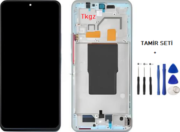 Xiaomi Mİ 10T Lcd Ekran Dokunmatik  Kalite ÇITALI MAVİ + TAMİR SETİ - Image 1