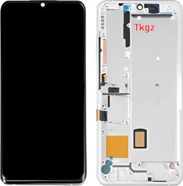 Xiaomi Mİ NOTE 10 LİTE Lcd Ekran Dokunmatik  Kalite ÇITALI BEYAZ - Image 1