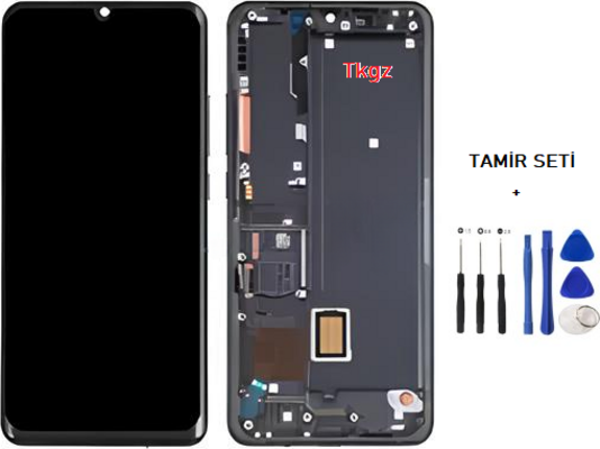 Xiaomi Mİ NOTE 10 LİTE Lcd Ekran Dokunmatik  Kalite ÇITALI SİYAH + TAMİR SETİ - Image 1
