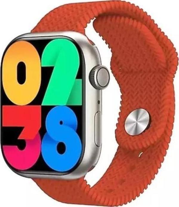 Winex Watch Hk9 Pro Plus Amoled Ekran Android İos Harmonyos Uyumlu Akıllı Saat Turuncu - Image 1