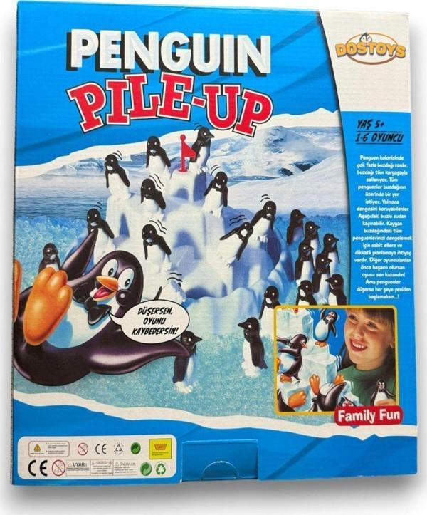 Penguin Pile-up -çılgın Penguenler- Denge-kutu-masa Oyunu Aile Çocuk Etkileşimi - Image 1
