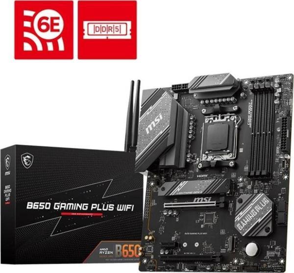 MSI B650 Gaming Plus Wi-Fi AMD AM5 DDR5 ATX Anakart - Image 1