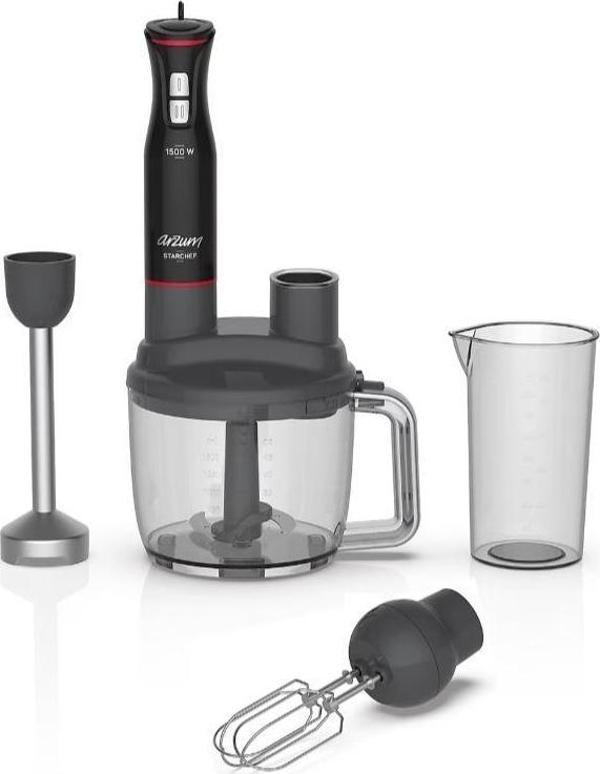 Ar1137 Starchef Multi 1500 W Blender Seti - Siyah Garantili - Image 1