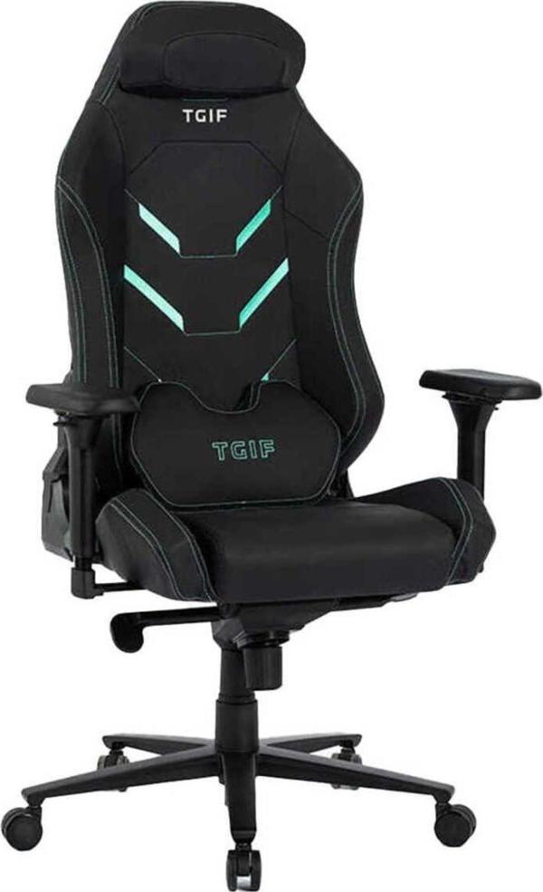 Adore Mobilya Adore Gaming Zeus Profesyonel Oyuncu ve Yönetici Koltuğu-Siyah-Yeşil 42x126-133,5x75 cm (GxYxD) - Image 1