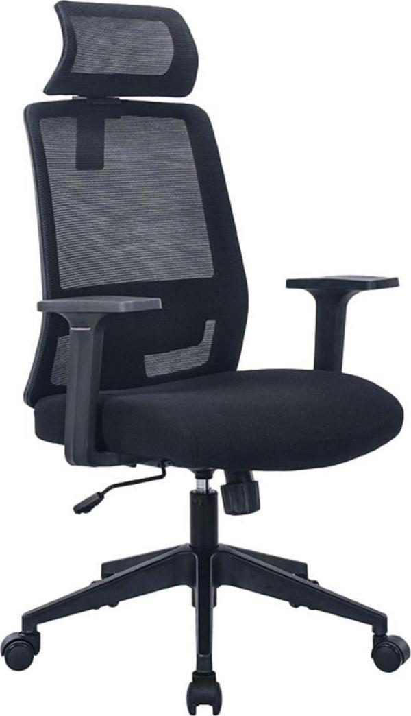 Adore Mobilya Impact Yönetici ve Ofis Koltuğu-Siyah File 55x112,5-122x63 cm (GxYxD) - Image 1