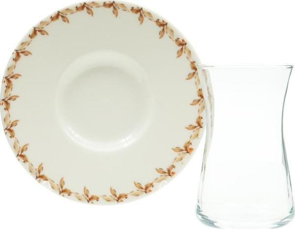 Tulu Heybeli 6 Kişilik 12 Parça Çay Seti 160 ml - Image 1