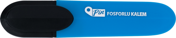Pin 800 Fosforlu Kalem Mavi 10'lu Paket - Image 1