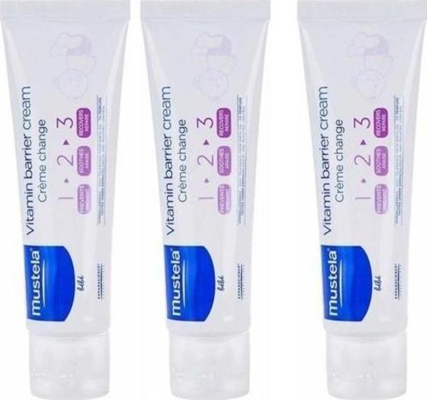 Mustela Vitamin Bariyer 1.2.3 100 ml 3'lü Pişik Kremi - Image 1