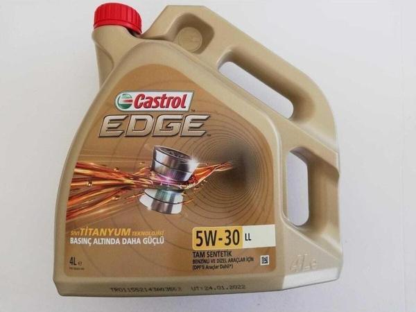 Castrol Edge 5W-30 4 Lt Motor Yağı (Üretim Yılı: 2024) - Image 1