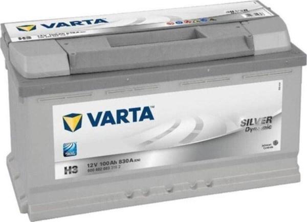 Varta Akü Sılver Dynamic H3 12V 100Ah 830A - Image 1
