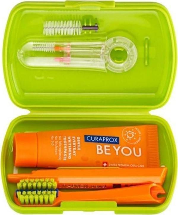 Curaprox Travel Set Ortho Yeşil | Diş Fırçaları - Image 1
