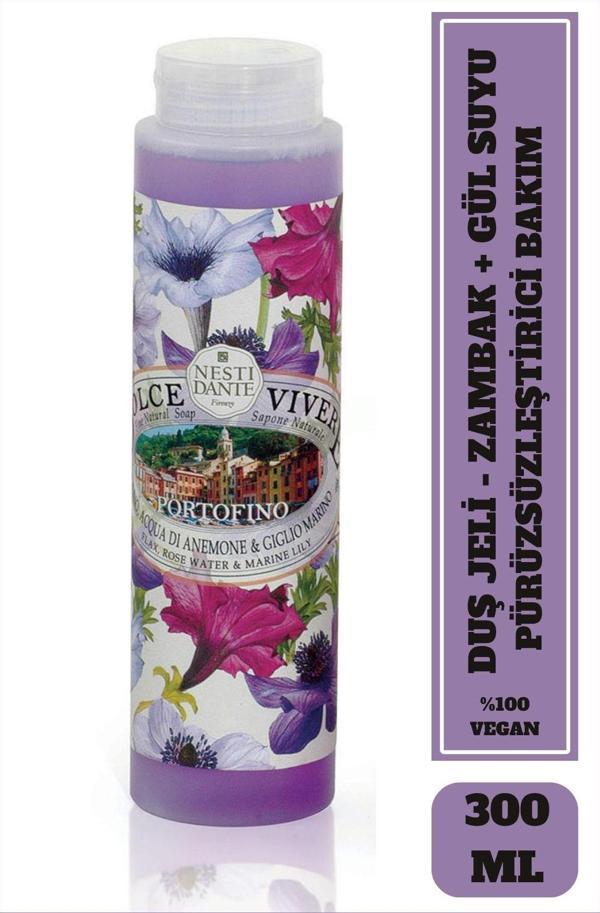 Banyo ve Duş Jeli Dolce Vivere Portofino Arındırıcı Vegan Bakım 300 ml - Image 1