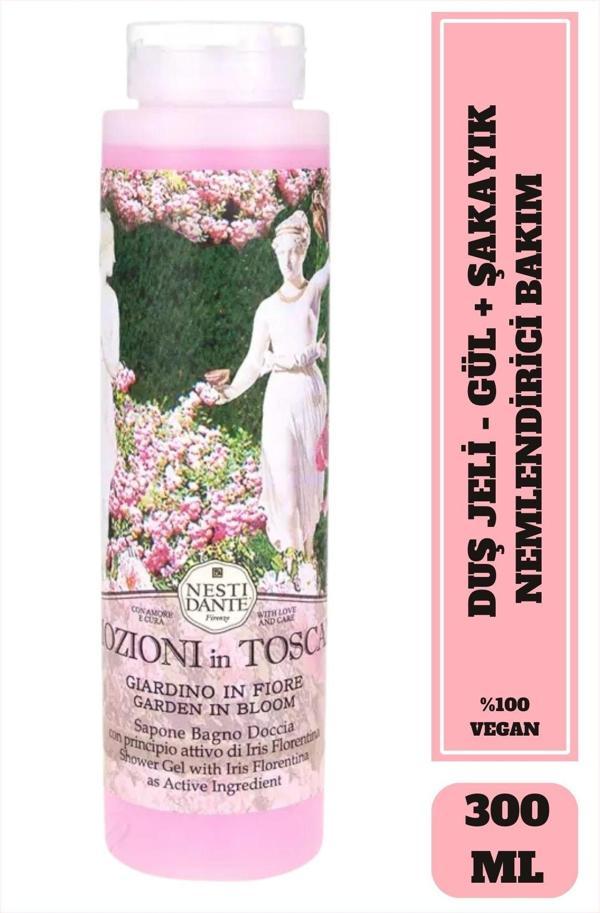 Banyo ve Duş Jeli Emozioni in Toscana Çiçeksi Bahçe Arındırıcı Vegan Bakım 300 ml - Image 1