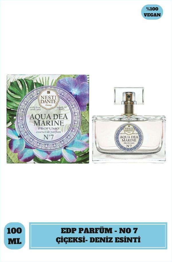EDP Kadın Parfüm No 7 Aqua Dea Marine Çiçeksi ve Deniz Esintisi 100 ml - Image 1