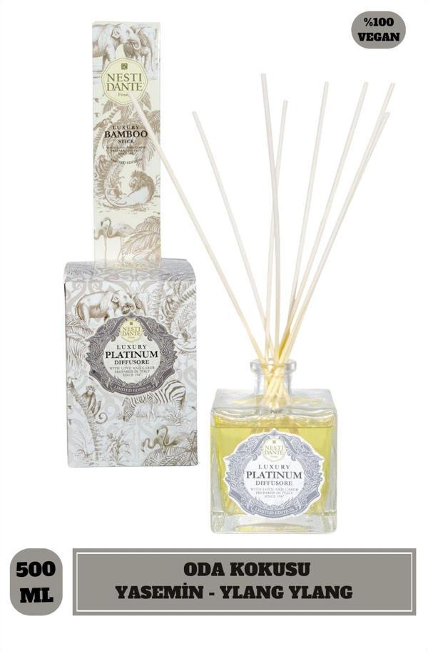 Oda Kokusu Luxury Platinum Beyaz Kamelya Ylang Ylang Yasemin Bergamot Kokusu 500 ml - Image 1