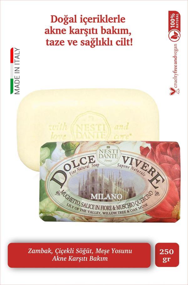 Sabun Dolce Vivere Milano Vegan Bakım 250 g - Image 1