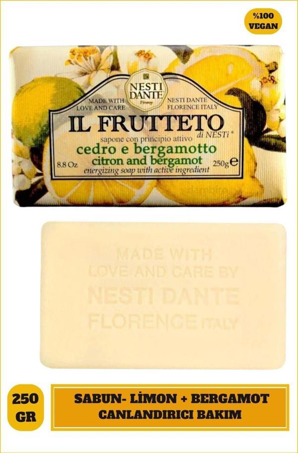 Sabun IL Frutteto Limon ve Bergamot Vegan Bakım 250 g - Image 1