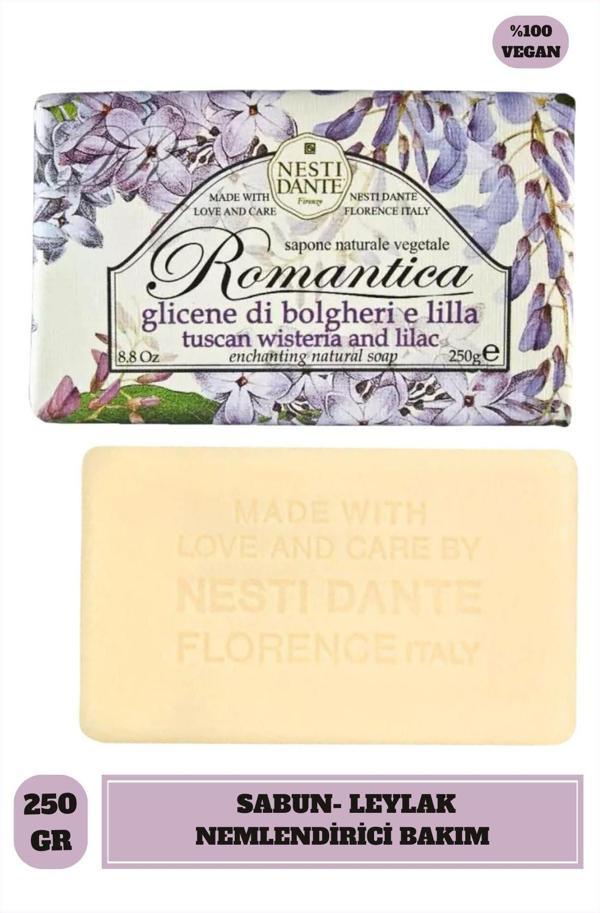 Sabun Romantica Tuscan Wisteria and Lilac Mor Salkım ve Leylak Vegan Bakım 250 g - Image 1