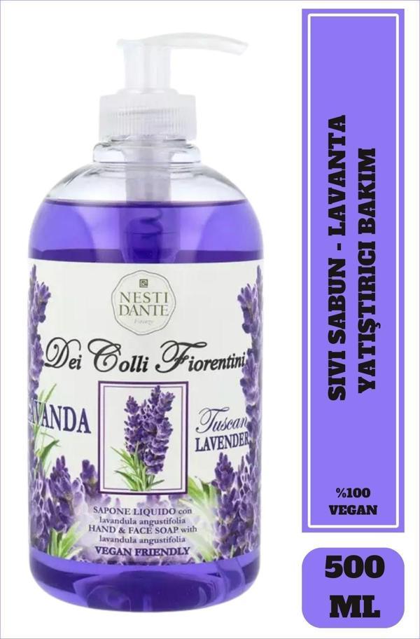 Sıvı Sabun Dei Colli Fiorentini Toskana Lavanta Özlü Arındırıcı Vegan Bakım 500 ml - Image 1