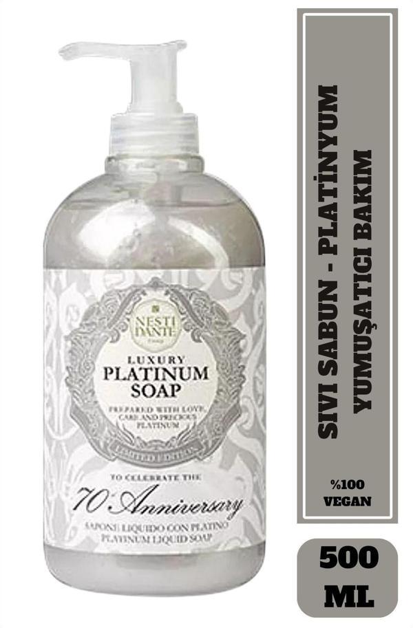 Sıvı Sabun Luxury Platinum Yumuşatıcı Vegan Bakım 500 ml - Image 1